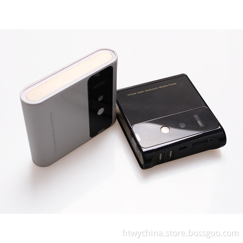 Multifunctional 7800mAh Power Bank with Laser Keyboard
